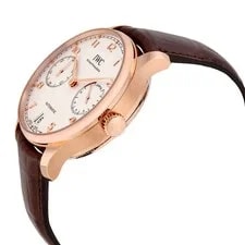 IWC Portugieser Automatic White Dial 18kt Rose Gold IW500701 2