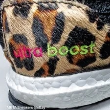 Adidas US 14 Leopard Run Retro UltraBoost DNA New 4