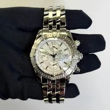 Breitling Chronomat 43mm MOP Dial Ref# A13356 2