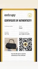 Chanel Glint Flap Dark East West W/ COA 3