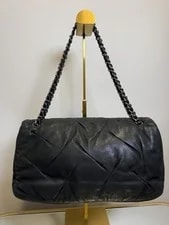 Chanel Glint Flap Dark East West W/ COA 4