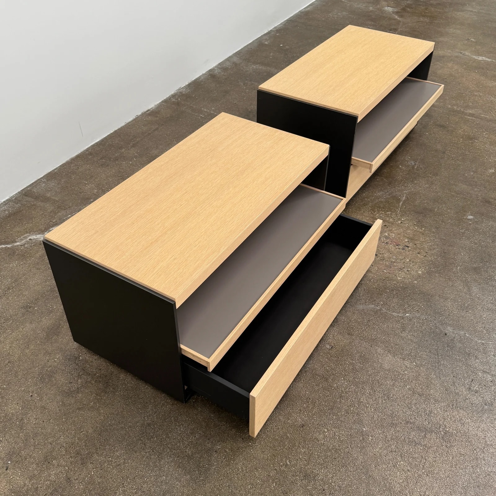 B&B Italia Surface Chest of Drawers With Pull Out Shelf (Set of 2) 3