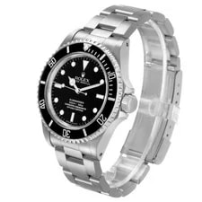 Rolex Submariner Steel No Date 4 Line Black Dial 14060 4