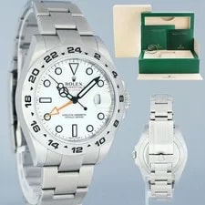 Rolex — 2019 Rolex 216570 Explorer II Polar White Dial Steel 42mm Box — Watch — resale