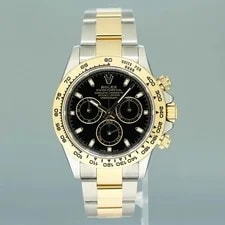 2023 NEW Papers Rolex Daytona 116503 Black 40mm Two Tone 18k Yellow Gold 2