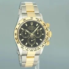 2023 NEW Papers Rolex Daytona 116503 Black 40mm Two Tone 18k Yellow Gold 3