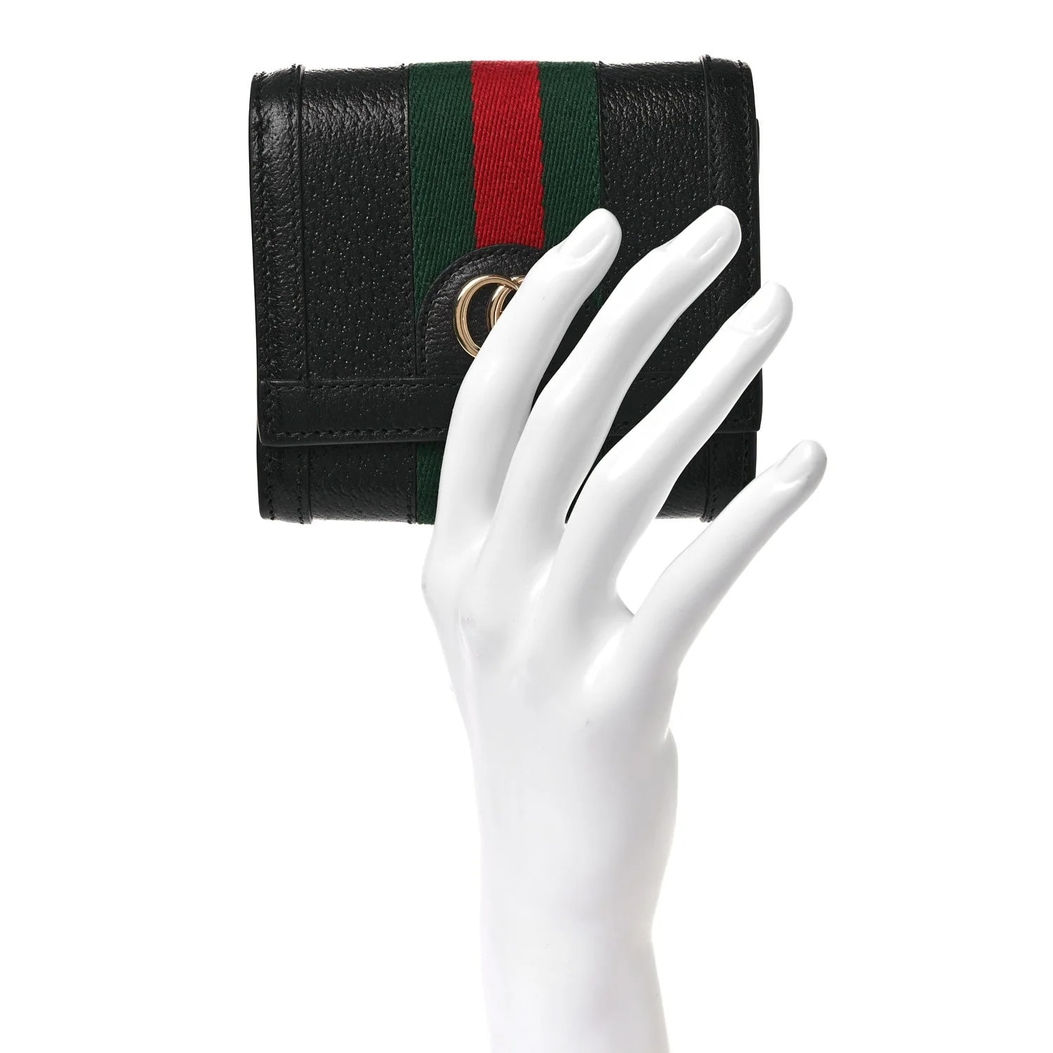 Textured Dollar Web Ophidia Card Case Wallet 2
