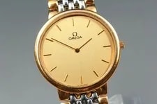 1980s Omega de Ville Cal.1378 Ref.DL395.0875 Gold Dial 3