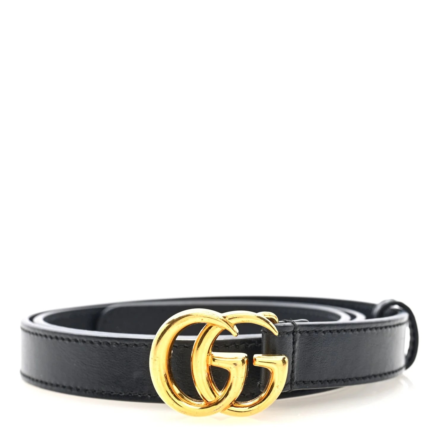 Gucci — Double G 20mm Belt 80 32 — Accessory — resale
