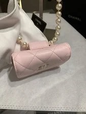 Auth Chanel Pastel Strap Flap Crossbody 3