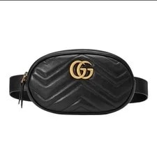 Gucci — Gucci Quilted GG Marmont Matelassé Belt 38/95 - Very Good #15NWLPD — Handbag — resale