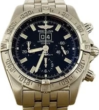 Breitling Chronomat Blackbird A44359 Black Automatic Excellent A5903 3