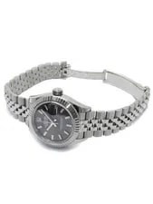 Rolex Datejust 69178 26mm White Dial Yellow Gold Sapphire Crystal Box #T043 2