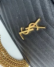 Saint Laurent Lou Mini Camera in Grain With Tassel Detail S08 4