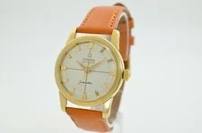 Omega Seamaster Automatic 34mm 2846 White Dial 14k Yellow Gold 1959 2