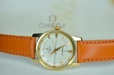 Omega Seamaster Automatic 34mm 2846 White Dial 14k Yellow Gold 1959 4
