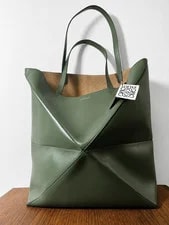 Loewe Large Puzzle Fold Shiny W/ Dust & Tags 2