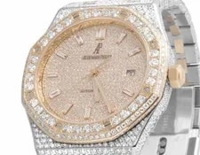 41 MM Audemars Piguet Royal Oak 2 Tone Rose Gold With 24.5 Ct of VS Diamond 4