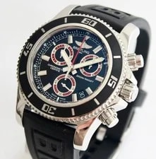 Breitling — Breitling , A73310 SuperOcean Chronograph M2000 46mm, RED Accents — Watch — resale