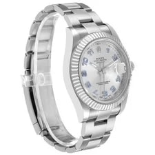 Rolex Datejust II 41 Steel White Gold Blue Numerals 116334 3