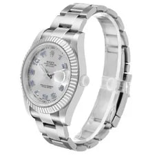 Rolex Datejust II 41 Steel White Gold Blue Numerals 116334 4