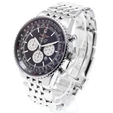 Breitling Navitimer Heritage A35350 43mm SS Black / Silver #C2920 2