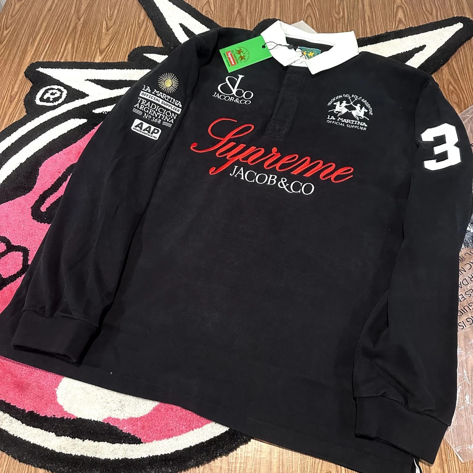 Supreme — Supreme la Martina Rugby Stripe – — streetwear — resale