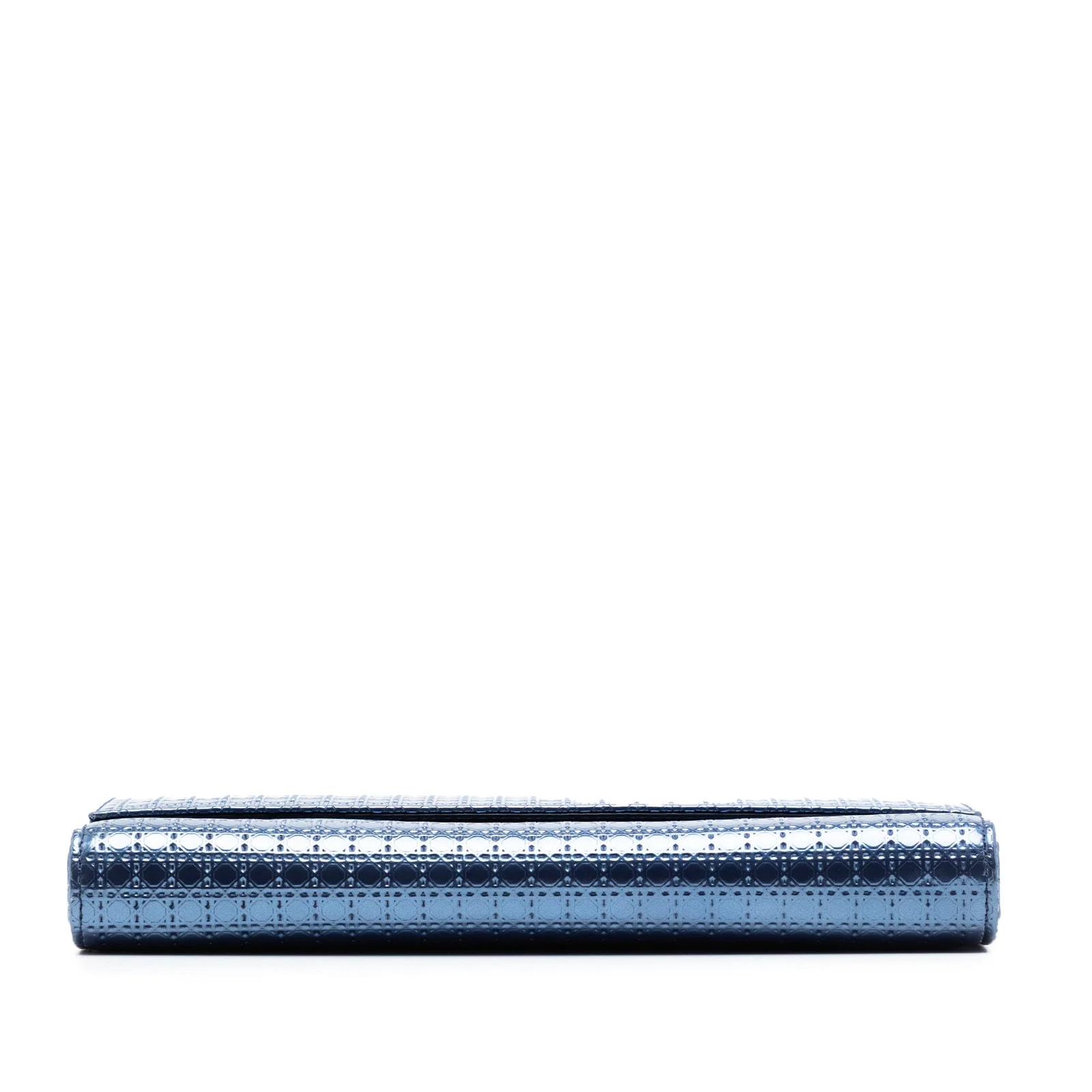 Metallic Microcannage Lady Dior Croisiere Wallet on Chain 3