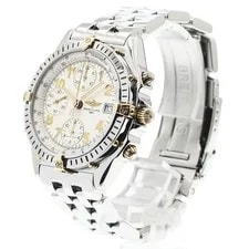 Breitling Chronomat A13050.1 Chronograph White Dial Automatic Watch_943274 3