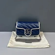 Gucci — Gucci GG Marmont Super Mini Chain 18x11 Cm 98% New — Handbag — resale
