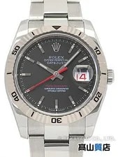 Rolex — Rolex Datejust Turn-O-Graph 116264 Automatic 36mm Papers Black — Watch — resale
