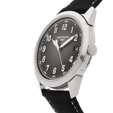 Patek Philippe Calatrava Date White Gold Auto 40mm Strap 5226G-001 2