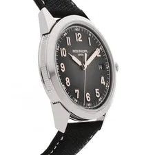 Patek Philippe Calatrava Date White Gold Auto 40mm Strap 5226G-001 3