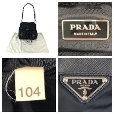 Prada Triangle With Logo Pochette 4