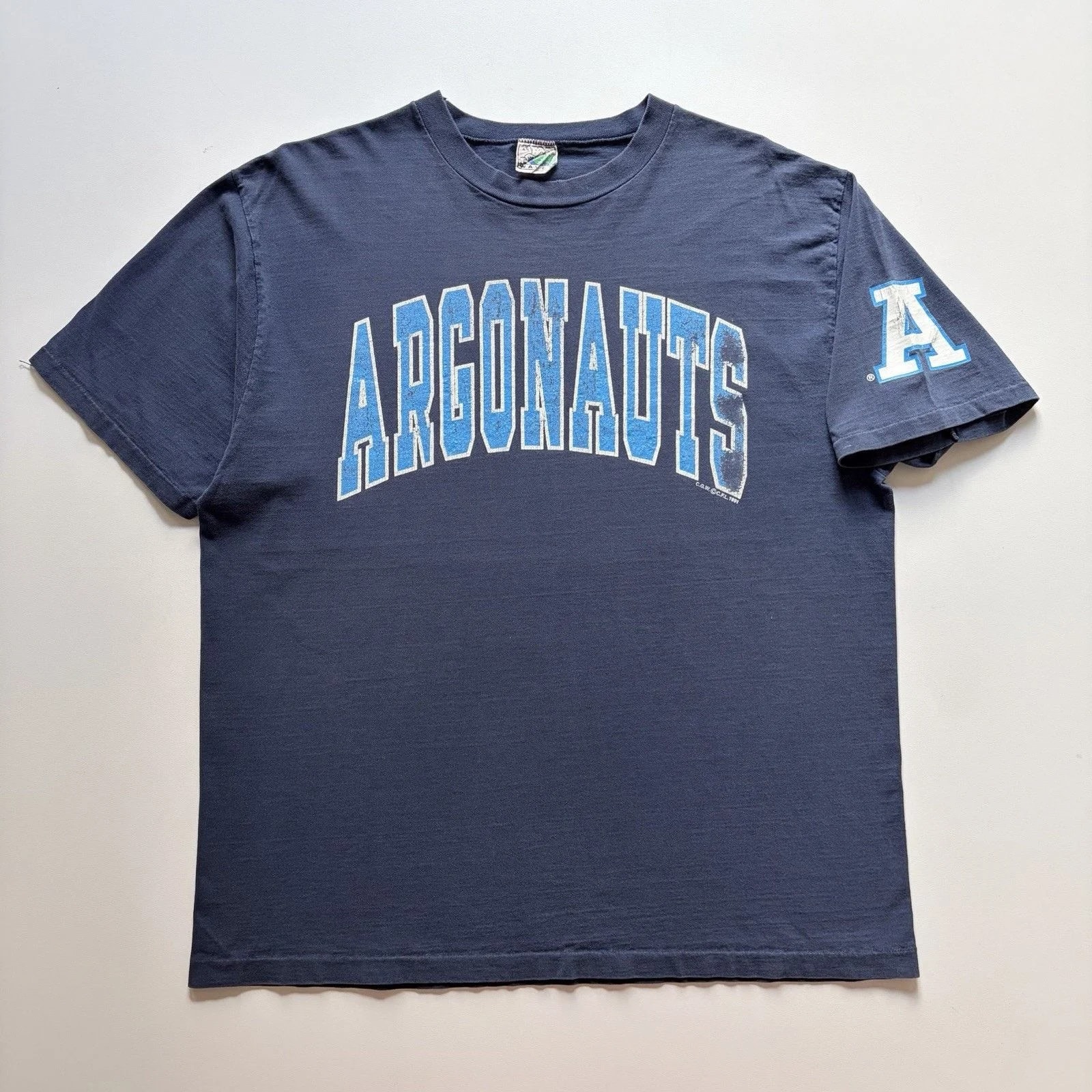 90s Toronto Argonauts Shirt XL 1991 CFL Football — streetwear — resale