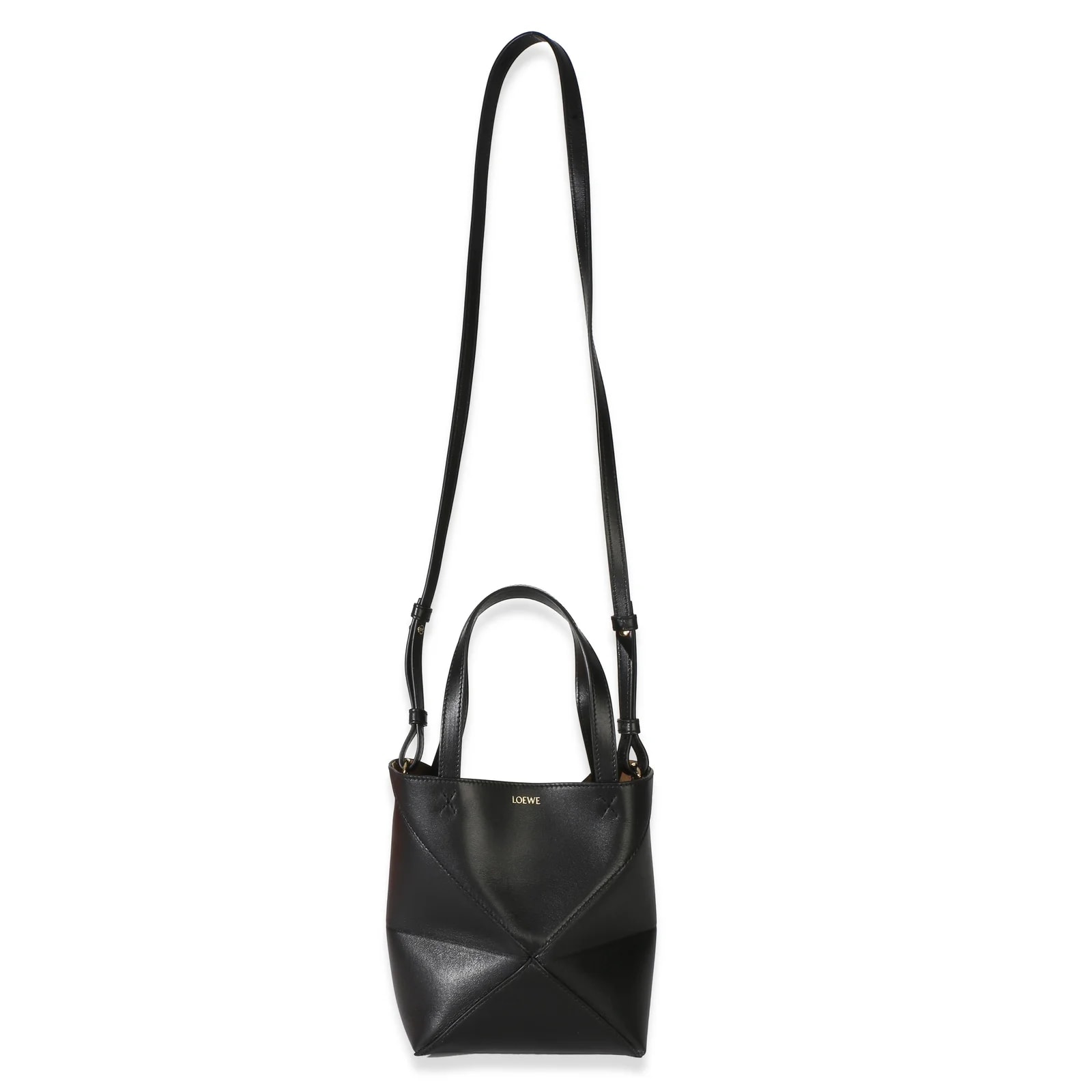Loewe — Loewe Shiny Mini Puzzle Fold — Handbag — resale