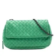 Bottega Veneta — Bottega Veneta Mini Expandable Chain Flap Crossbody — Handbag — resale