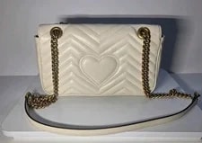 Gucci GG Marmont Small Matelassé GG Logo Chain 3