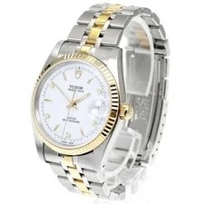 Tudor — Tudor Prince Date 74033 34mm SS White #C7261 — Watch — resale