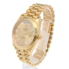 Rolex Day Date Watches K18 Yellow Gold 10P Bucket Diamond 3