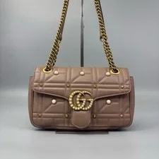Gucci — Gucci Marmont 26 /Nude — Handbag — resale