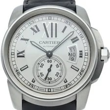 Cartier — Cartier Calibre de W7100037 Stainless Steel 42mm White Dial Automatic #LPW1774 — Watch — resale