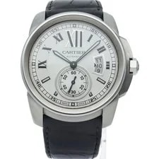 Cartier Calibre de W7100037 Stainless Steel 42mm White Dial Automatic #LPW1774 2