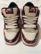 Nike SB Dunk Low Pro QS Parra Abstract Art Fireberry DH7695-600 Size 7 Worn Once 2
