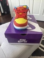 Nike SB Dunk Low Bart Simpson Size 10 Very Near Dead Stock Worn Once 2