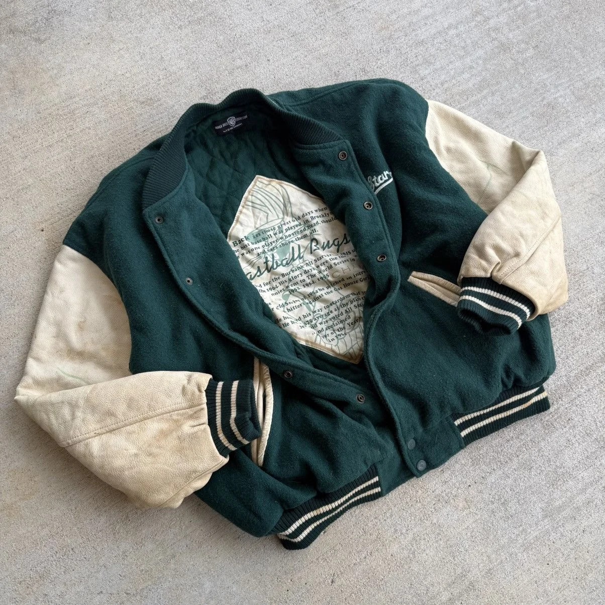 90s Warner Bros Bugs Bunny Varsity Jacket — streetwear — resale