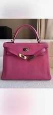 Hermès — Hermes Kelly 28 Mysore Stamp L PHW — Handbag — resale