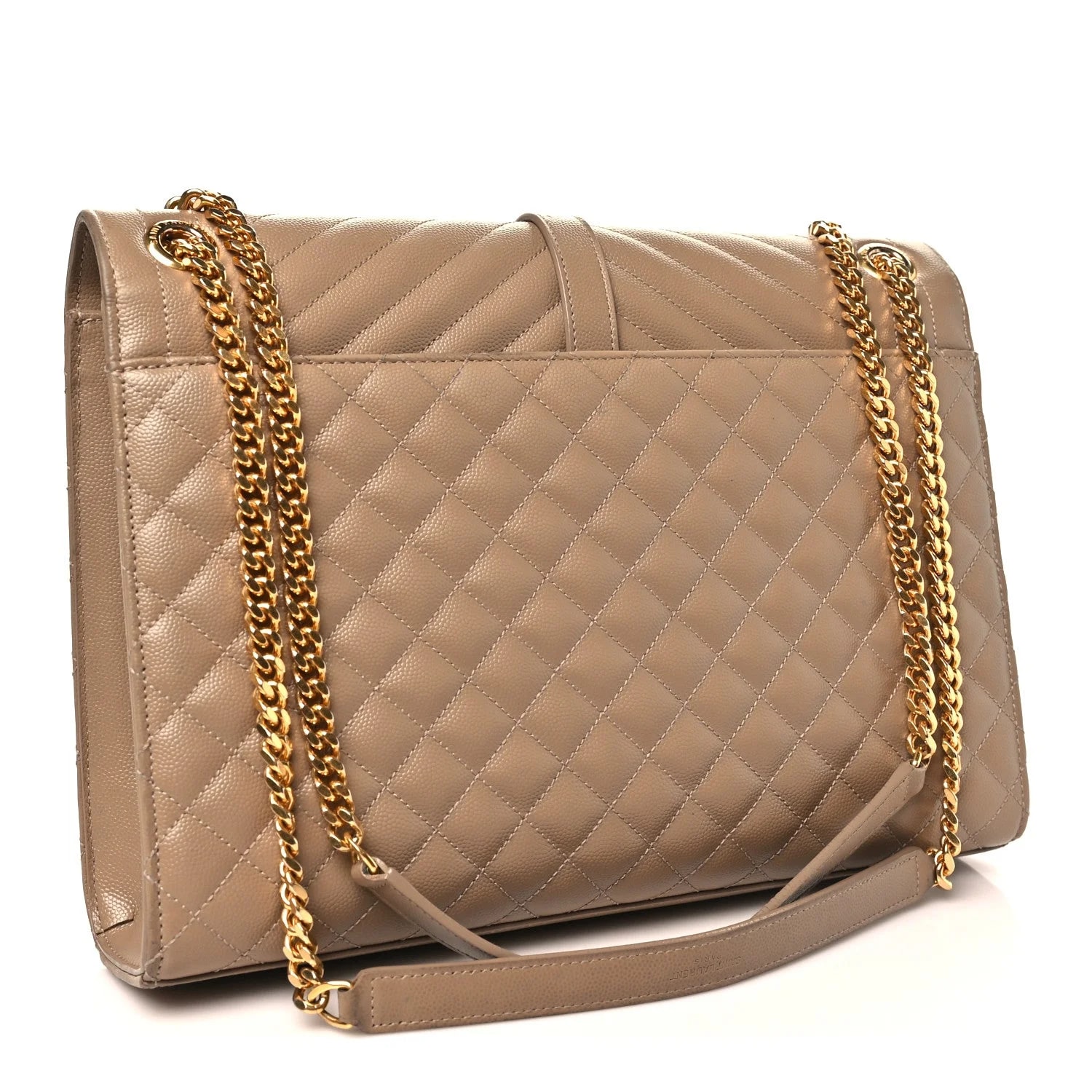 Grain de Poudre Mixed Large Triquilt Satchel Dark 2
