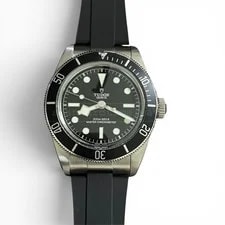 Tudor Black Bay Rubber Strap 41mm Dial Monochrome Black M7941A1A0NU-00 2