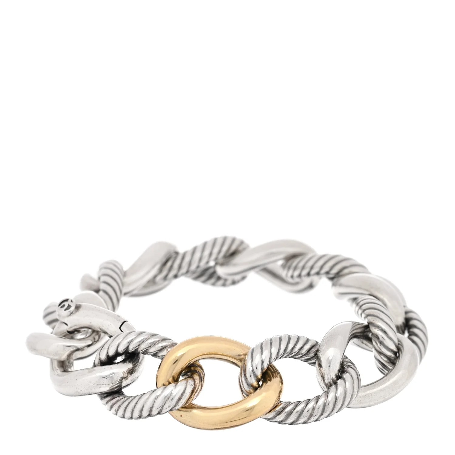 David Yurman — 18K Yellow Gold Large Belmont Curb Link — Jewelry — resale